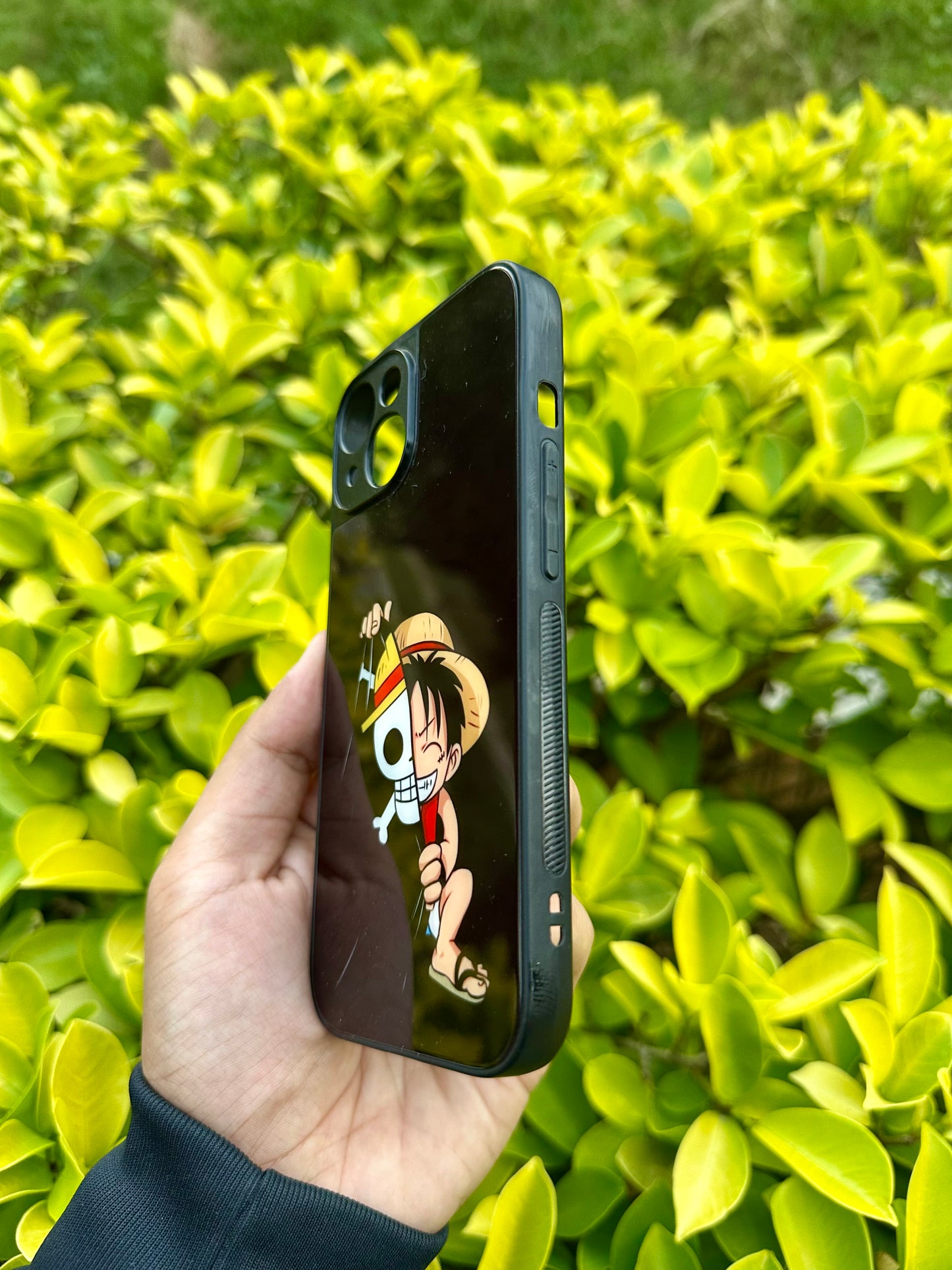 Luffy Peek-A-Boo Glass Case