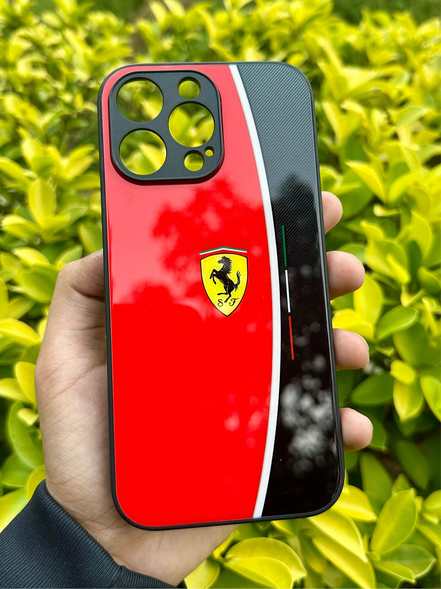 Ferrari Carbon Fiber Glass Case