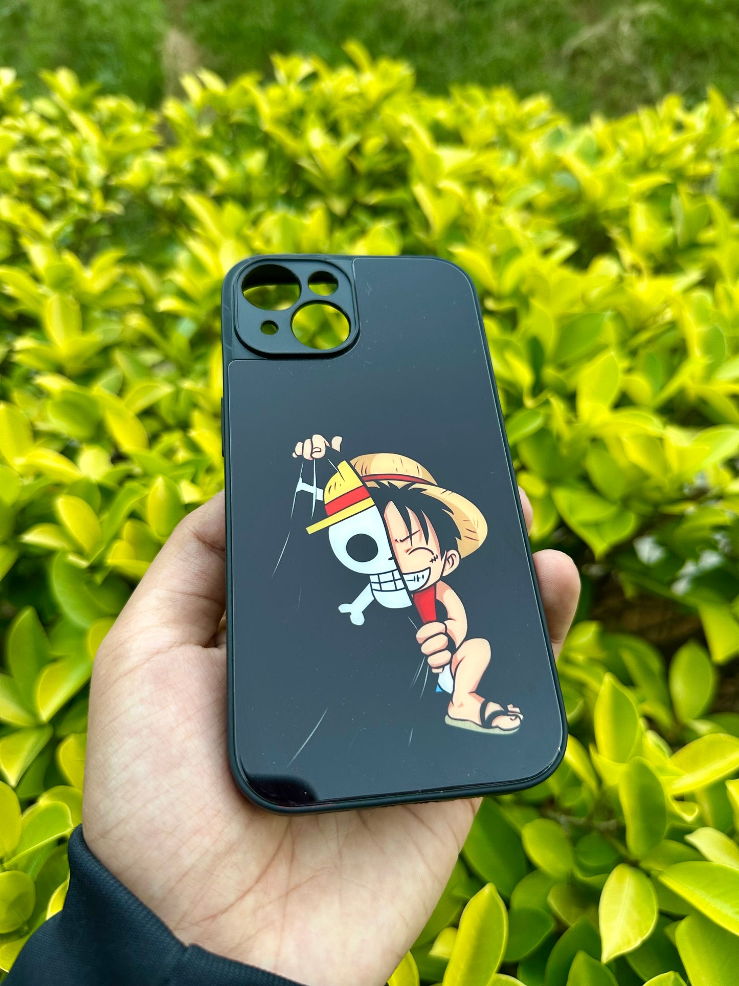Luffy Peek-A-Boo Glass Case