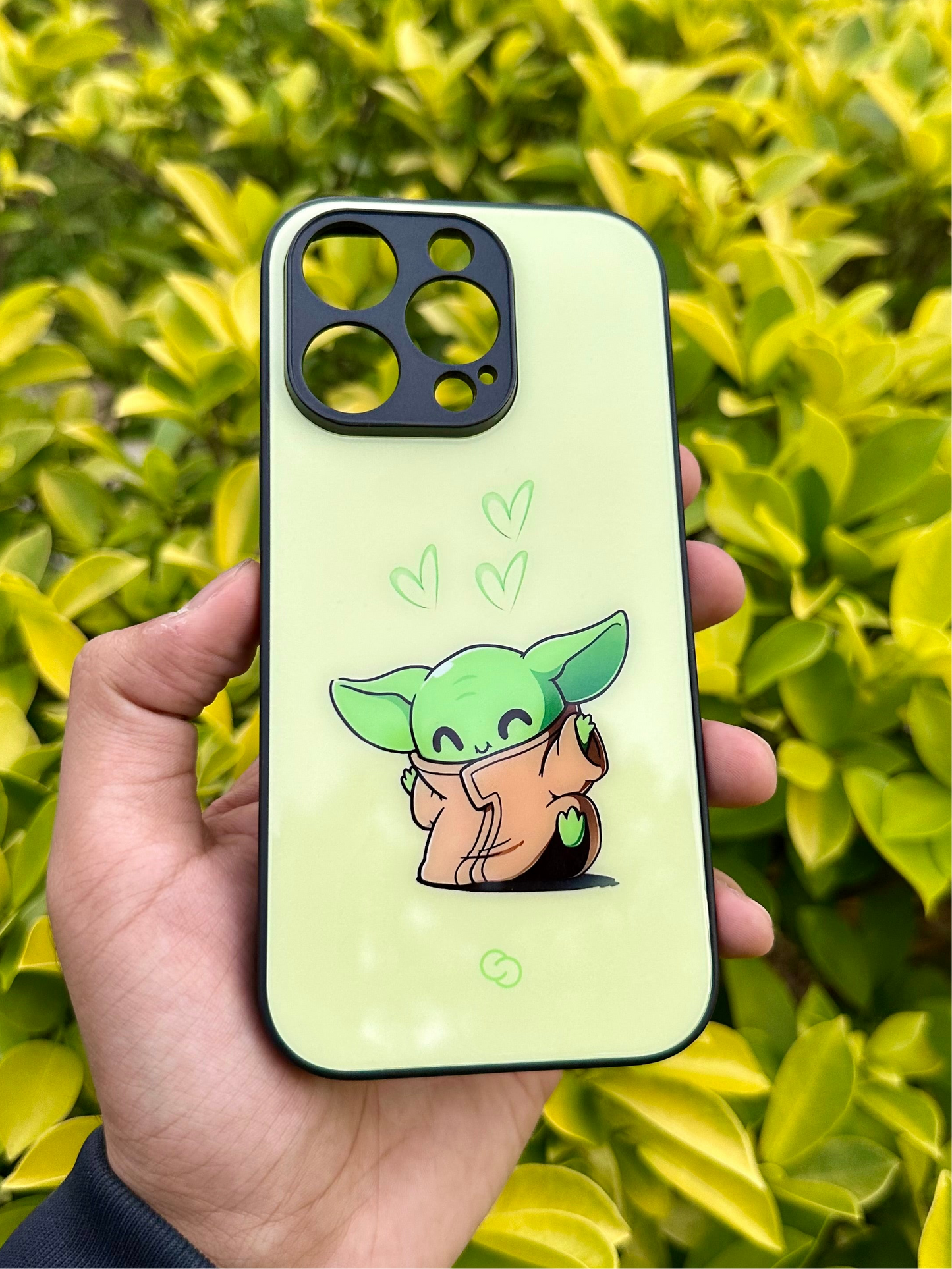 Baby Yoda Glass Case