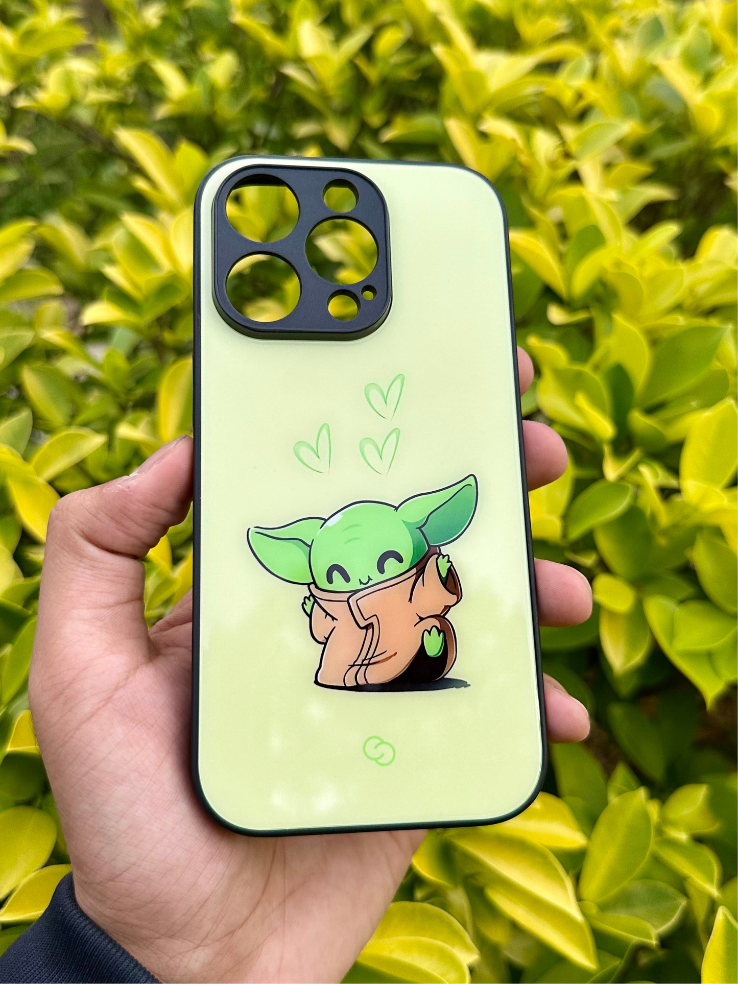 Baby Yoda Glass Case