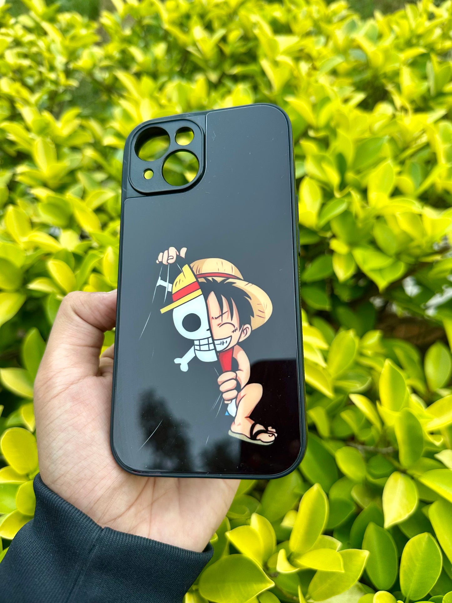 Luffy Peek-A-Boo Glass Case