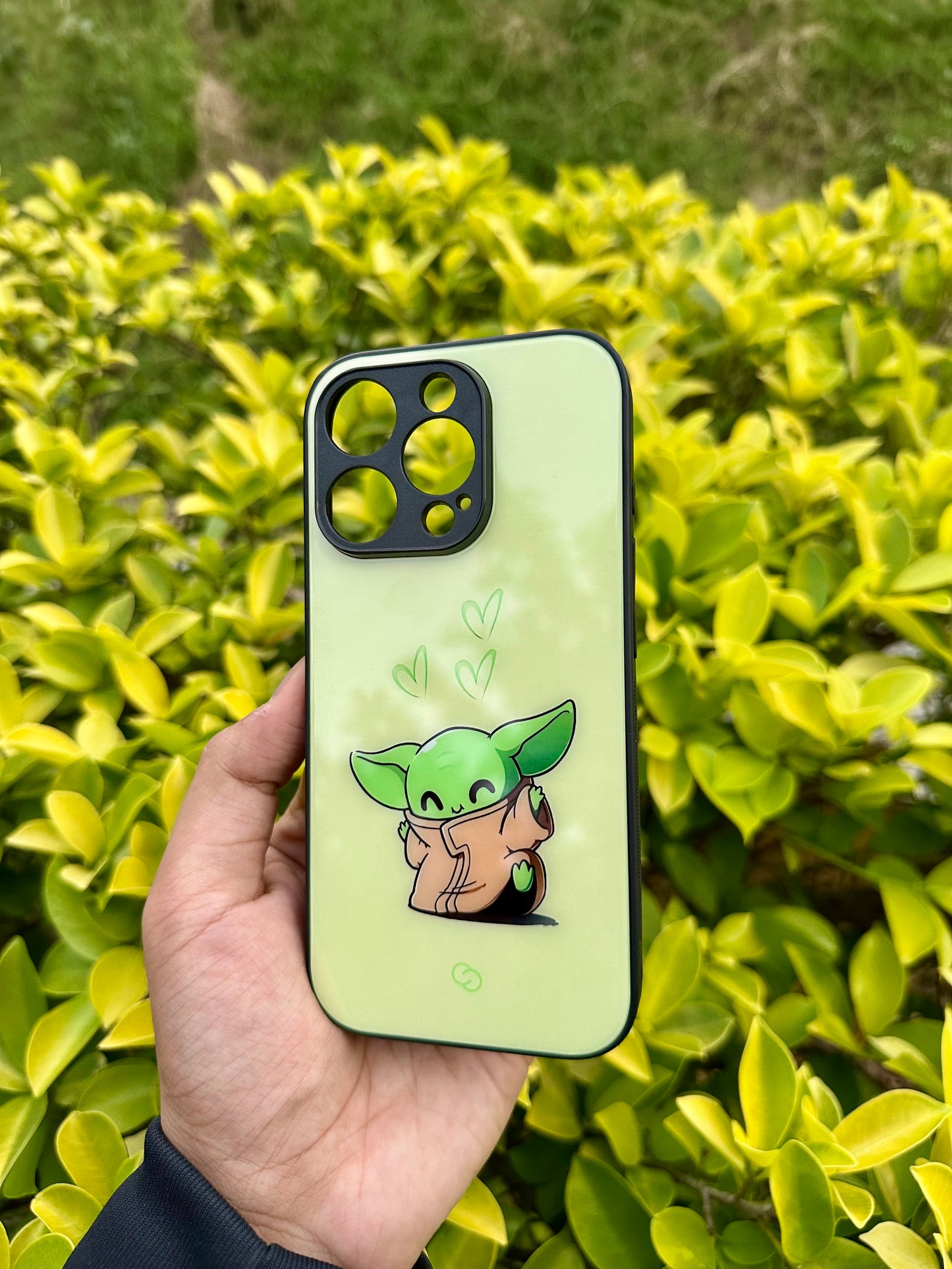 Baby Yoda Glass Case