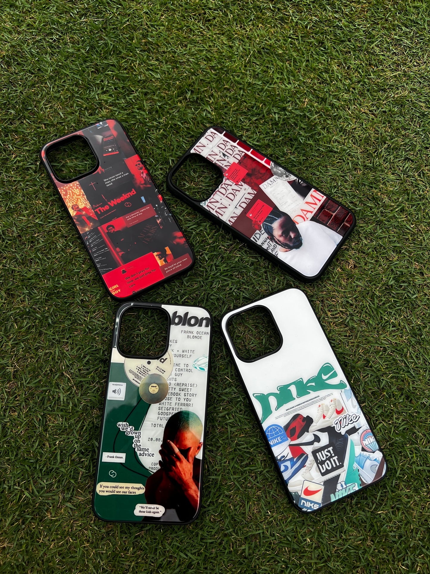 Frank Ocean Vinyl Collage Glass Case