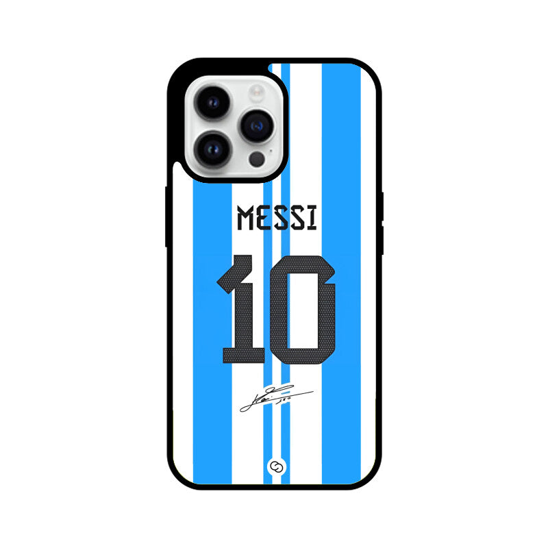 Messi 10 Jersey Glass Case