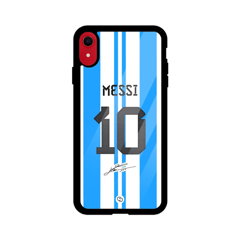 Messi 10 Jersey Glass Case