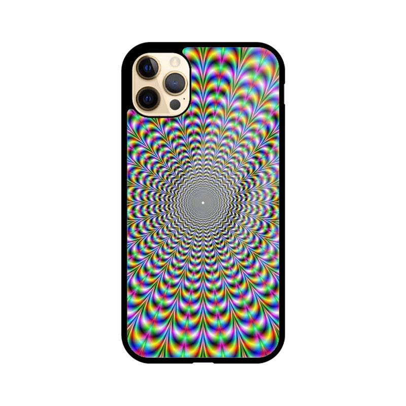 Trippy Hypnotic Glass Case