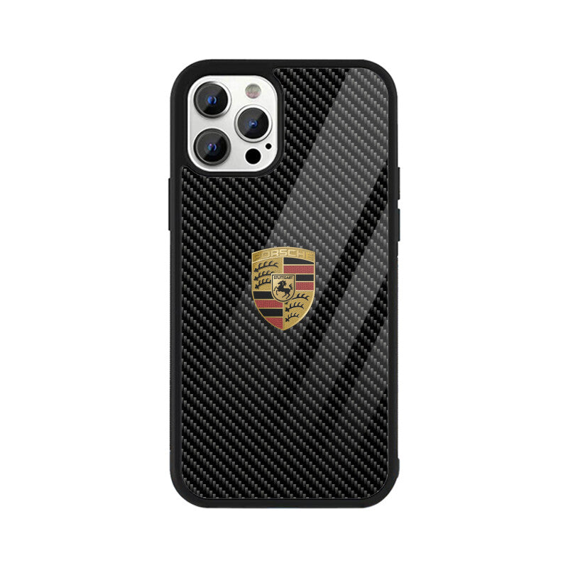 Porsche Carbon Fiber Glass Case