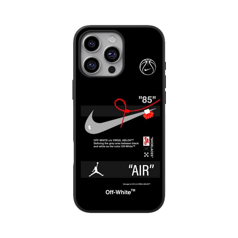 Off White Jordan Nike Glass Case