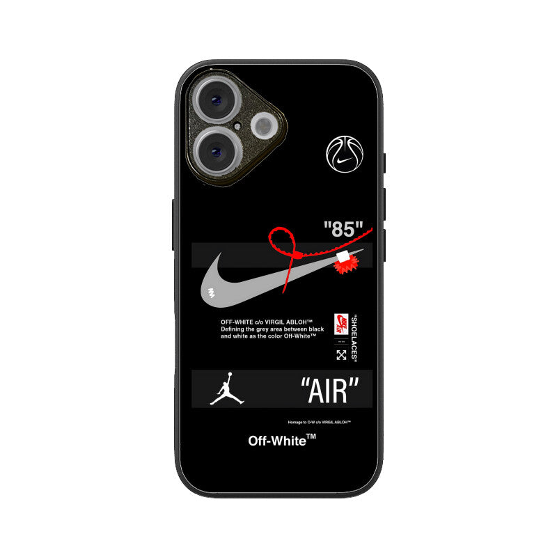 Off White Jordan Nike Glass Case