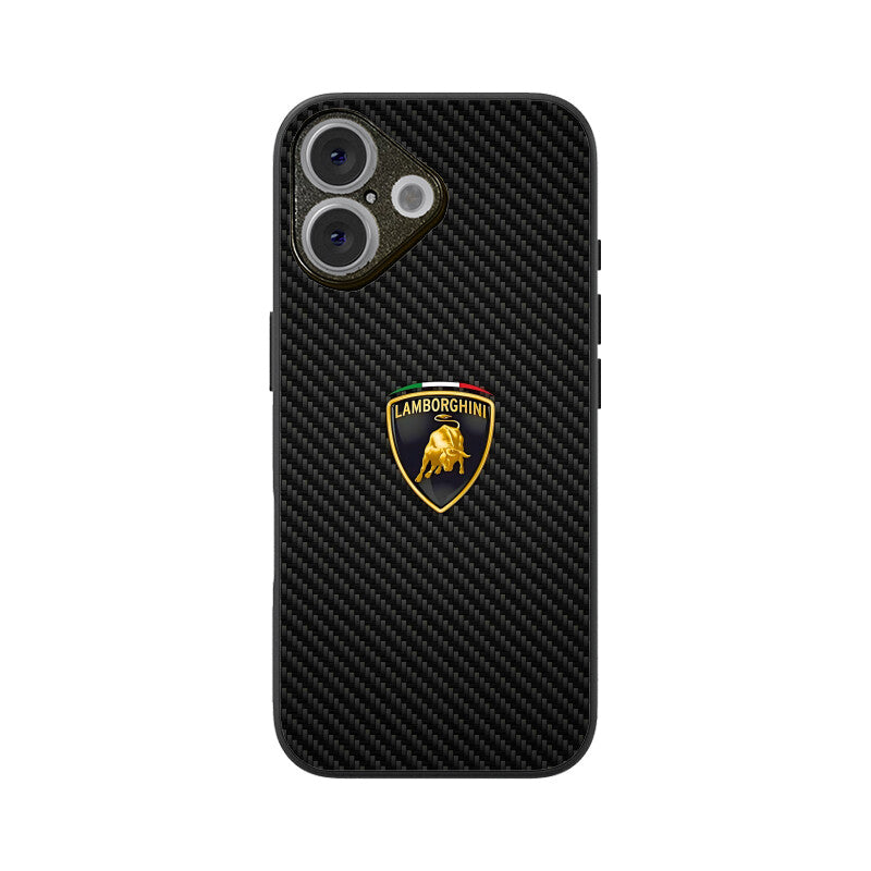 Lamborghini Carbon Fiber Glass Case