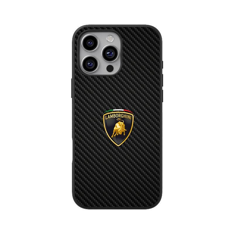 Lamborghini Carbon Fiber Glass Case