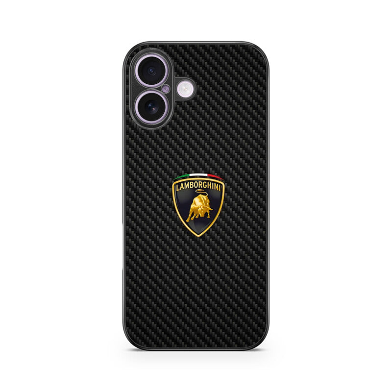 Lamborghini Carbon Fiber Glass Case