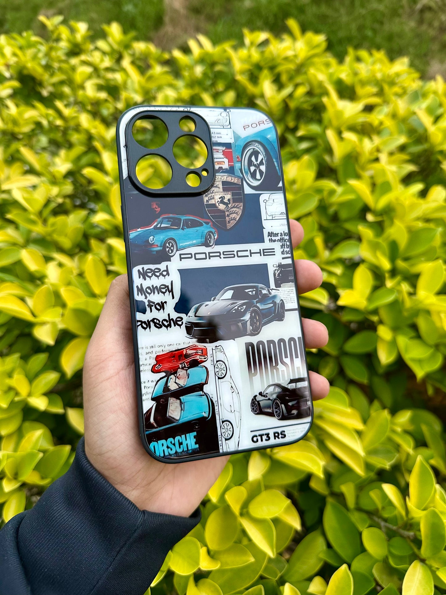 The Porsche Blueprint Glass Case