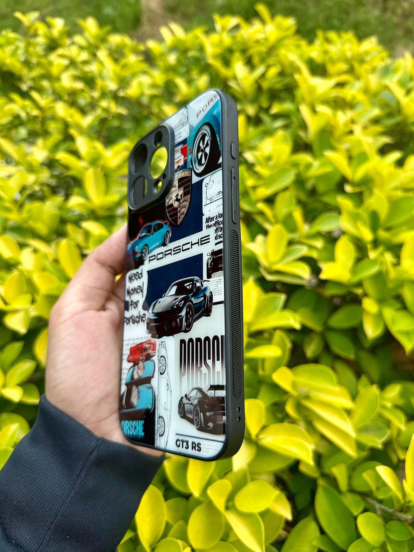 The Porsche Blueprint Glass Case