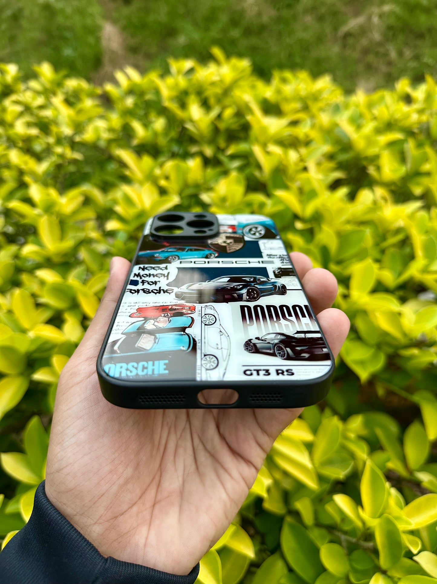 The Porsche Blueprint Glass Case