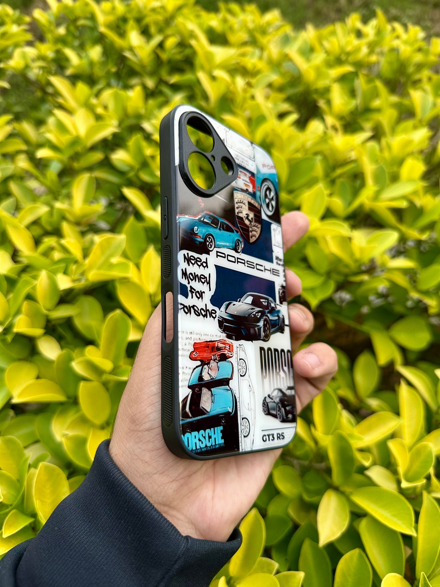 The Porsche Blueprint Glass Case