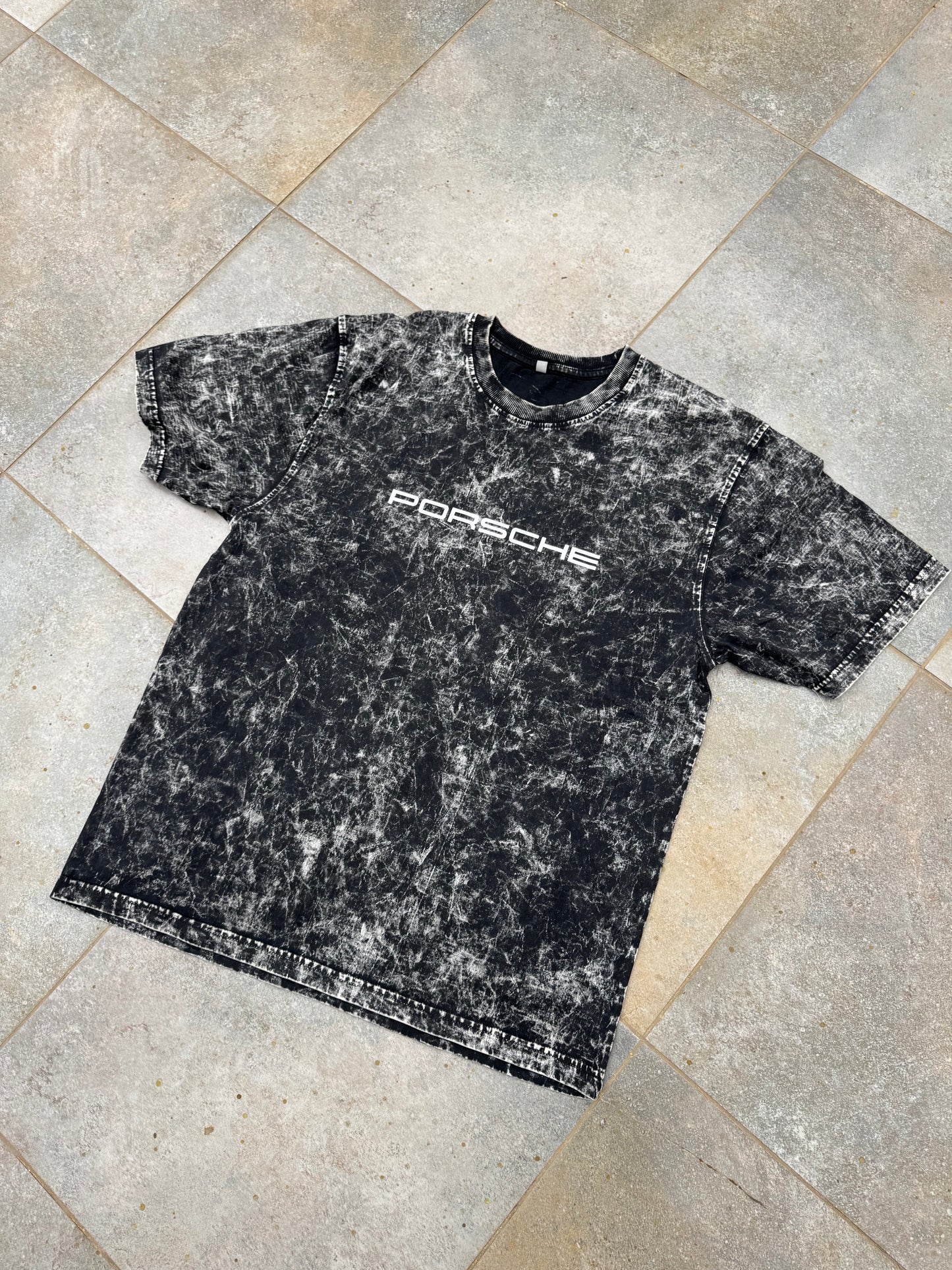 Porsche 911 Acid Washed Oversized Tee