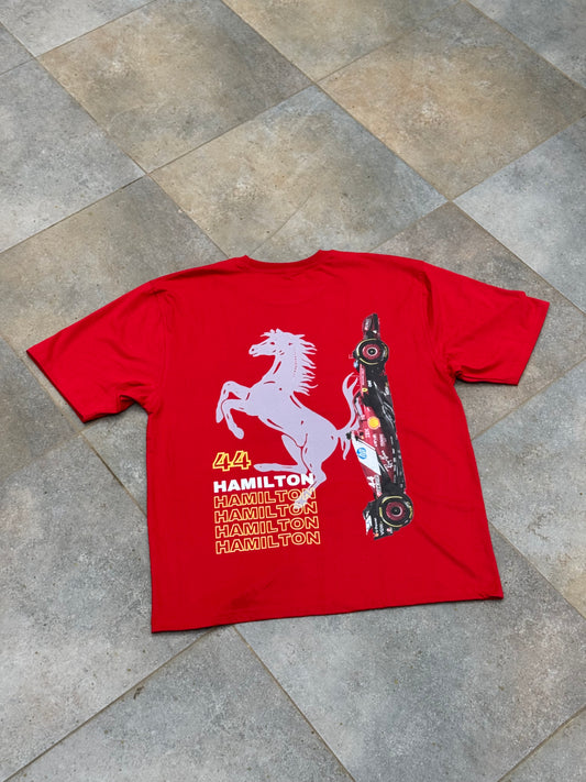 Hamilton Ferrari Legacy Oversized Classic T-Shirt