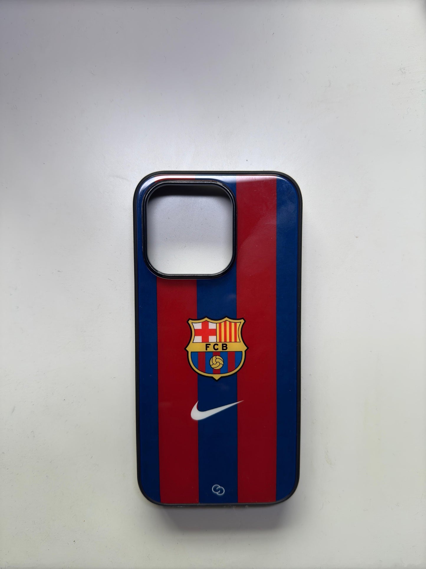 FC Barcelona Stripes Glass Case