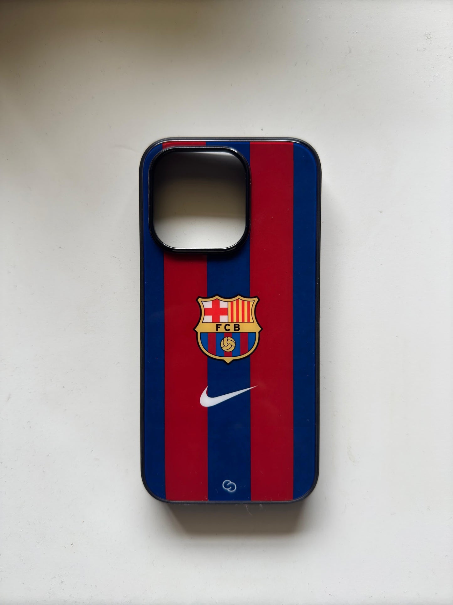 FC Barcelona Stripes Glass Case