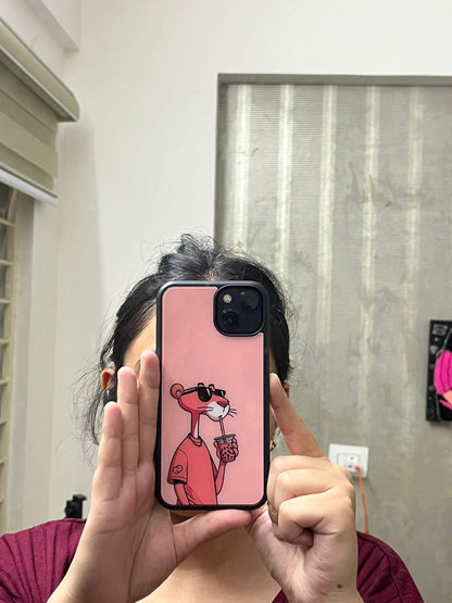 Pink Panther Vibes Glass Case