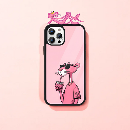 Pink Panther Vibes Glass Case