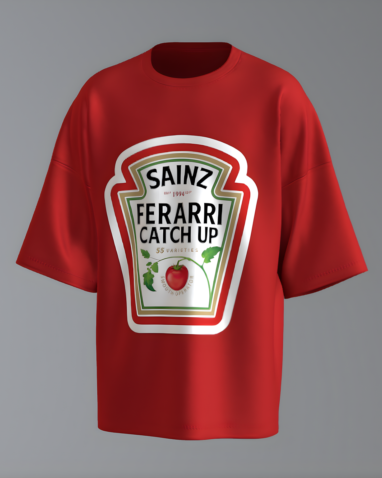 Sainz "Ferrari Catch Up" Oversized Tshirt