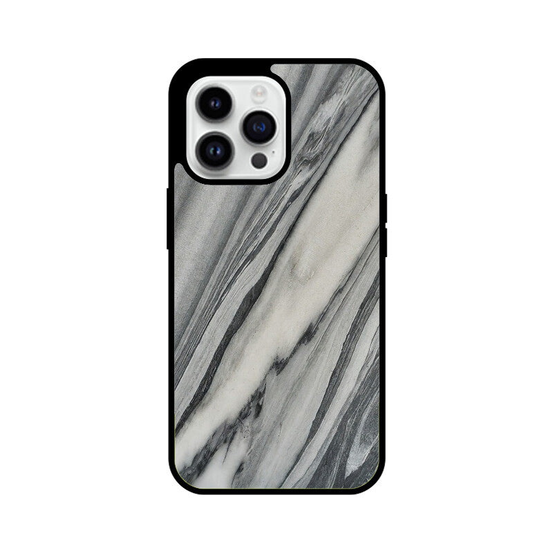 Premium Grey Marble Glass Case