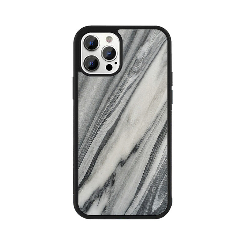 Premium Grey Marble Glass Case