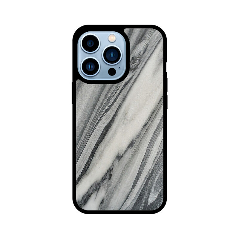 Premium Grey Marble Glass Case