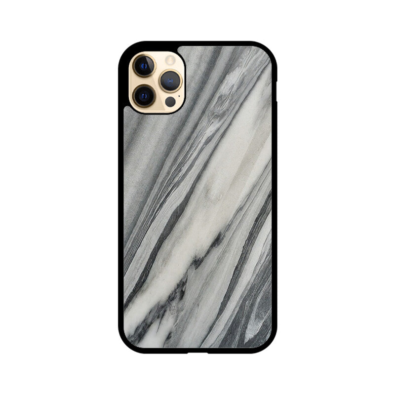 Premium Grey Marble Glass Case