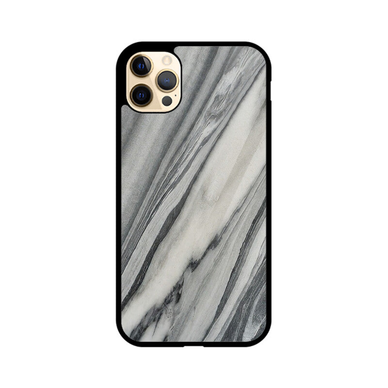 Premium Grey Marble Glass Case