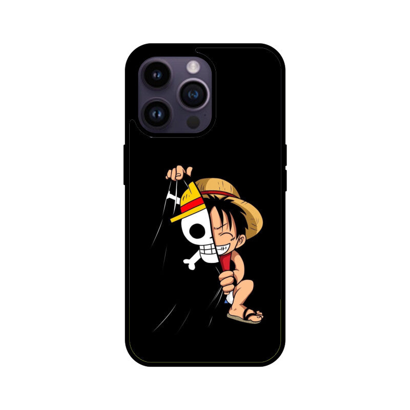 Luffy Peek-A-Boo Glass Case