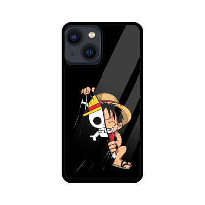 Luffy Peek-A-Boo Glass Case