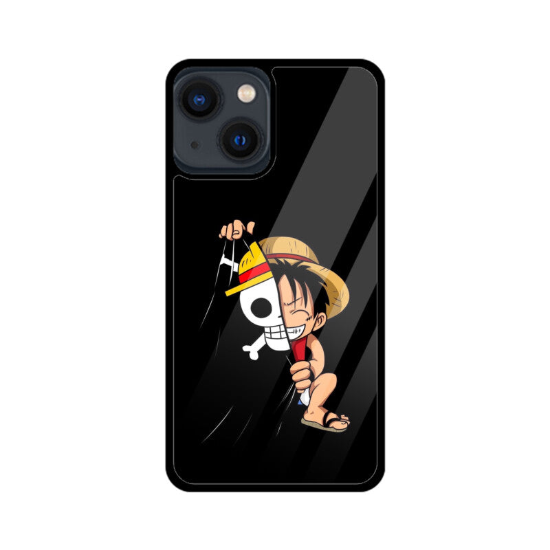 Luffy Peek-A-Boo Glass Case