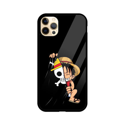 Luffy Peek-A-Boo Glass Case