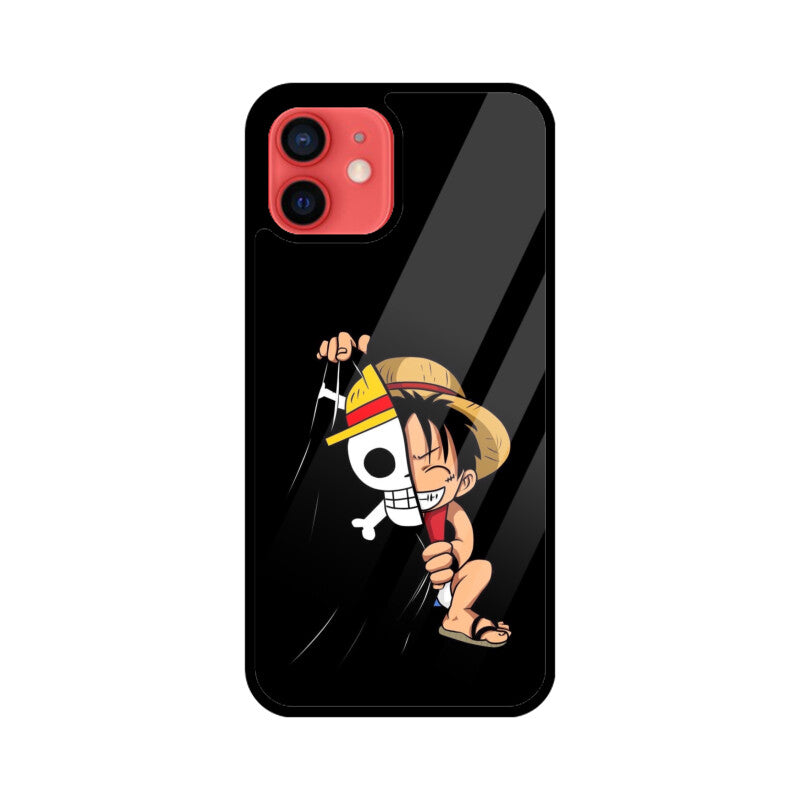 Luffy Peek-A-Boo Glass Case