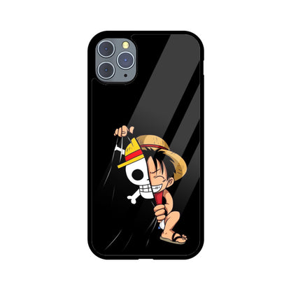 Luffy Peek-A-Boo Glass Case