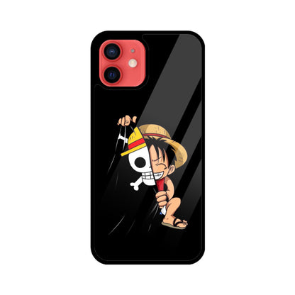 Luffy Peek-A-Boo Glass Case