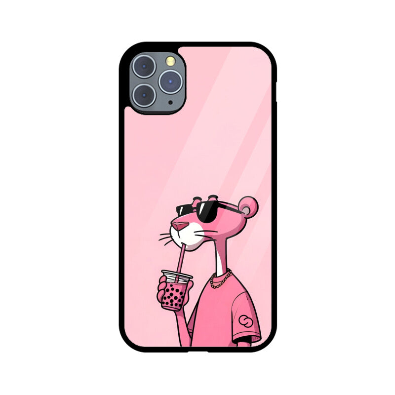 Pink Panther Vibes Glass Case