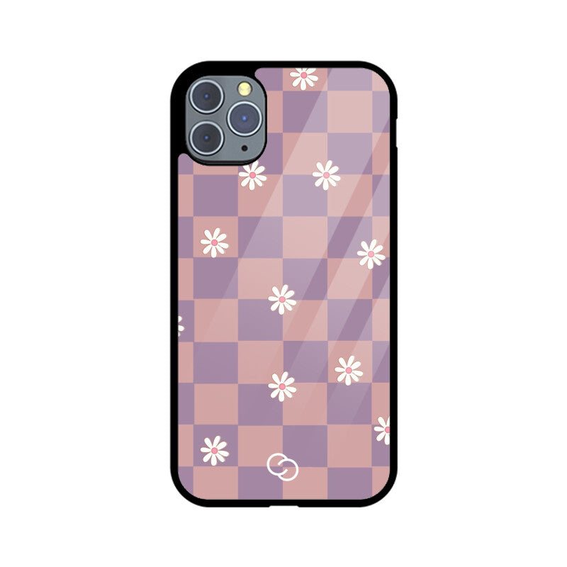 Daisy Checkers Glass Case