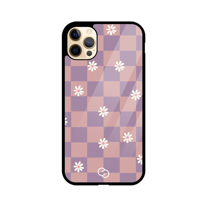 Daisy Checkers Glass Case