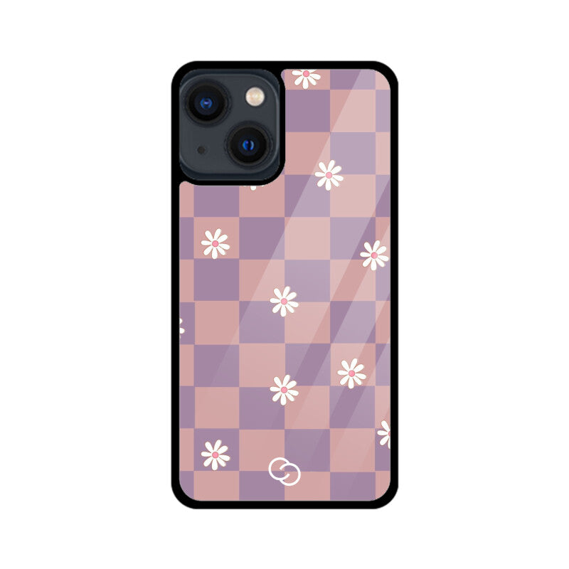 Daisy Checkers Glass Case