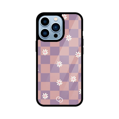 Daisy Checkers Glass Case