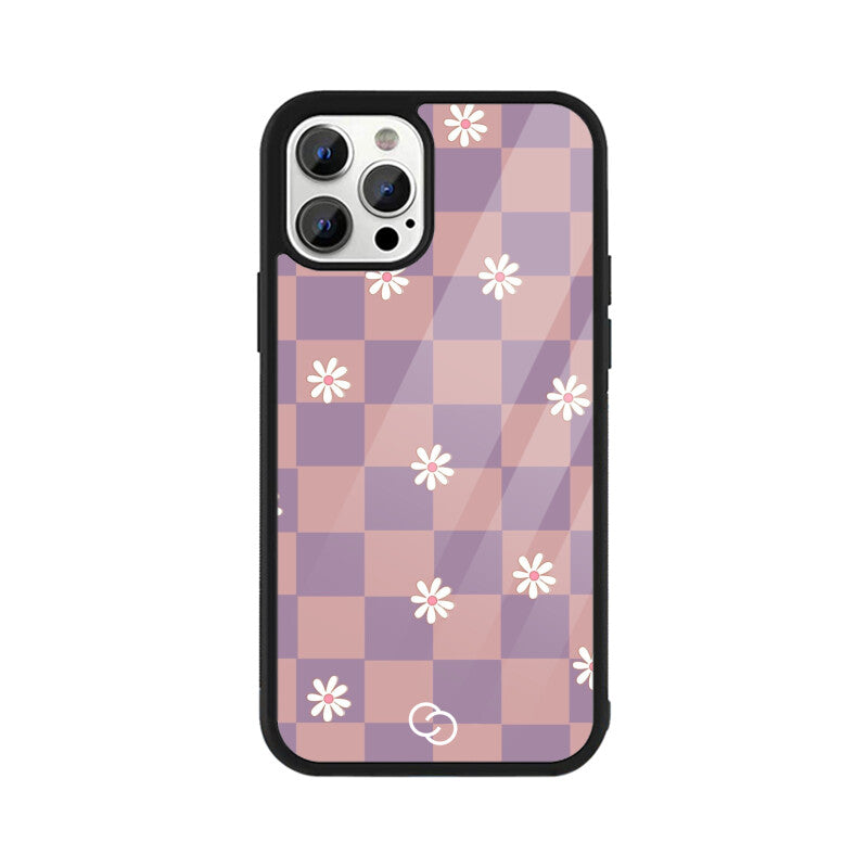 Daisy Checkers Glass Case