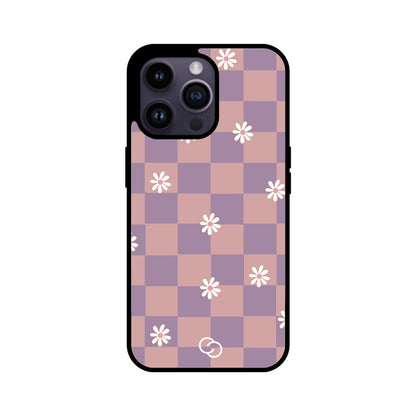 Daisy Checkers Glass Case