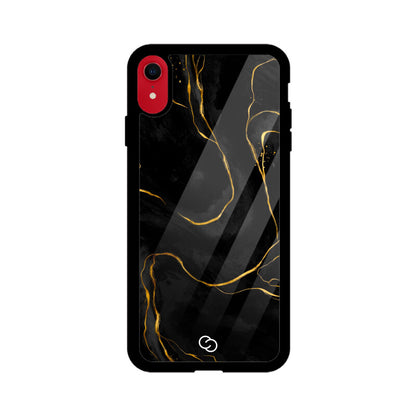 Premium Black Marble Glass Case