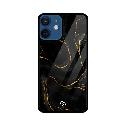 Premium Black Marble Glass Case