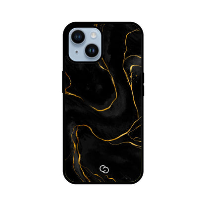 Premium Black Marble Glass Case